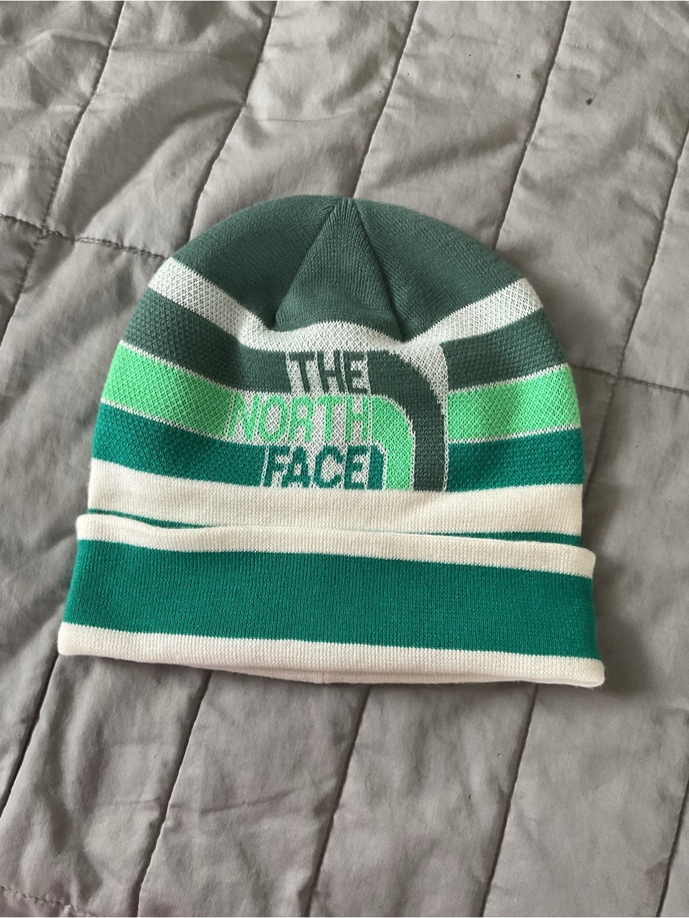 The North Face Striped Knit Beanie